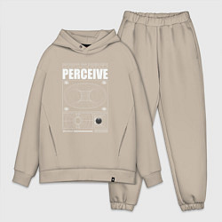 Мужской костюм оверсайз Perceive streetwear