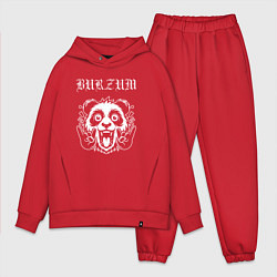 Мужской костюм оверсайз Burzum rock panda