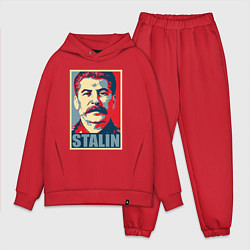 Мужской костюм оверсайз Face Stalin
