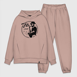 Мужской костюм оверсайз Jazz lover, цвет: пыльно-розовый