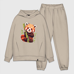 Мужской костюм оверсайз The Red Panda