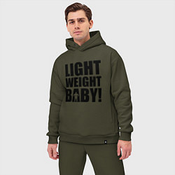 Мужской костюм оверсайз Light weight baby, цвет: хаки — фото 2