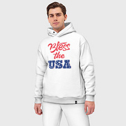 Мужской костюм оверсайз Bless the USA, цвет: белый — фото 2