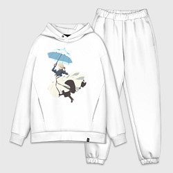 Мужской костюм оверсайз Вайолет Эвергарден автозапоминающая кукла, цвет: белый