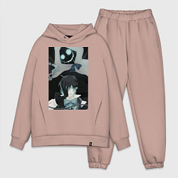 Мужской костюм оверсайз Ванитас целитель, цвет: пыльно-розовый