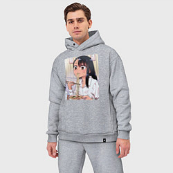 Мужской костюм оверсайз Не издевайся, Нагаторо Хаясэ, цвет: меланж — фото 2