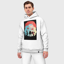 Мужской костюм оверсайз Реинкарнация безработного Эрис Бореас Грейрат, цвет: белый — фото 2