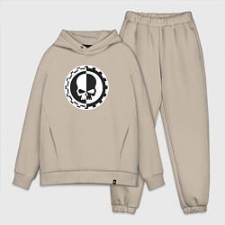 Мужской костюм оверсайз Вархаммер Механикус, цвет: миндальный