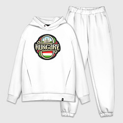 Мужской костюм оверсайз Hungary, цвет: белый