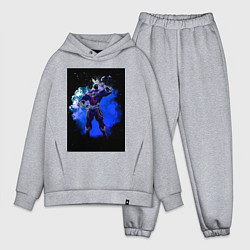 Мужской костюм оверсайз Моя геройская академия Всемогущий Тосинори Яги, цвет: меланж