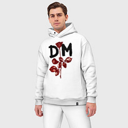 Мужской костюм оверсайз Depeche mode - violator, цвет: белый — фото 2