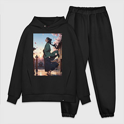 Мужской костюм оверсайз Монолог фармацевта Маомао во дворце, цвет: черный