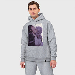 Мужской костюм оверсайз Последний Серафим Шиноа Хираги вампир, цвет: меланж — фото 2