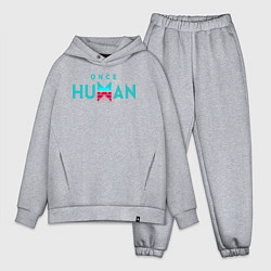 Мужской костюм оверсайз Once human logo