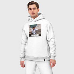 Мужской костюм оверсайз Parkour Michael Scott - the office, цвет: белый — фото 2