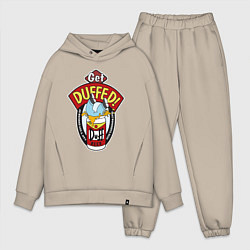 Мужской костюм оверсайз Duff beer with Homer