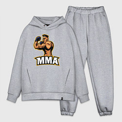 Мужской костюм оверсайз Fighter MMA, цвет: меланж