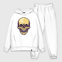 Мужской костюм оверсайз Skeletor, цвет: белый