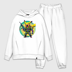 Мужской костюм оверсайз Cool Pikachu - special forces, цвет: белый