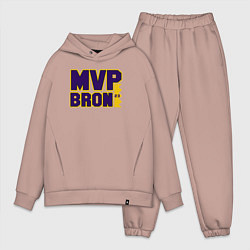 Мужской костюм оверсайз Lebron James MVP, цвет: пыльно-розовый