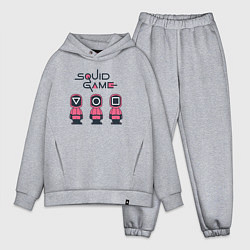 Мужской костюм оверсайз Squid games, цвет: меланж