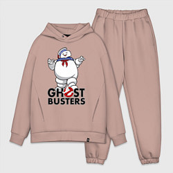 Мужской костюм оверсайз Ghostbusters - stay puft, цвет: пыльно-розовый