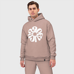 Мужской костюм оверсайз Хорошо, цвет: пыльно-розовый — фото 2