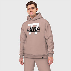 Мужской костюм оверсайз 77 Luka, цвет: пыльно-розовый — фото 2