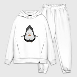 Мужской костюм оверсайз Cartoon penguin character, цвет: белый