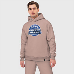 Мужской костюм оверсайз Denver Nuggets champions, цвет: пыльно-розовый — фото 2