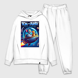Мужской костюм оверсайз Tom and Jerry - space adventure