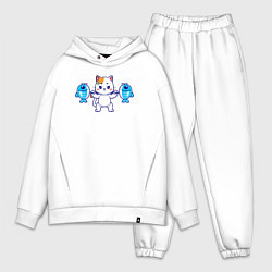 Мужской костюм оверсайз Котёнок атлет