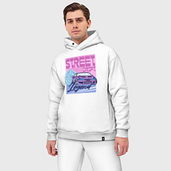 Мужской костюм оверсайз Street drift, цвет: белый — фото 2
