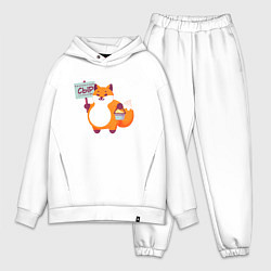 Мужской костюм оверсайз Лиса продаёт бесплатный сыр