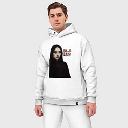 Мужской костюм оверсайз Билли Айлиш готический стиль, цвет: белый — фото 2