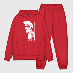 Мужской костюм оверсайз Один из 300 спартанцев, цвет: красный