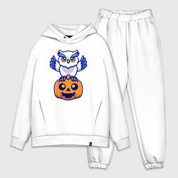 Мужской костюм оверсайз Halloween owl, цвет: белый