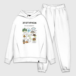 Мужской костюм оверсайз Эготуризм - карта