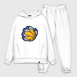 Мужской костюм оверсайз Memphis Grizzlies, цвет: белый