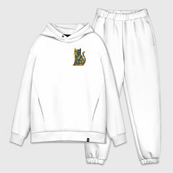 Мужской костюм оверсайз Кубистический мур