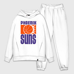 Мужской костюм оверсайз Phoenix Suns team, цвет: белый