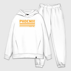 Мужской костюм оверсайз USA Phoenix Suns, цвет: белый