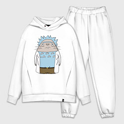 Мужской костюм оверсайз Тоторо Рик, цвет: белый