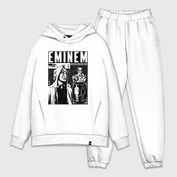 Мужской костюм оверсайз Eminem y2k, цвет: белый