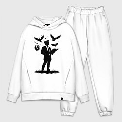 Мужской костюм оверсайз Учитель с символами