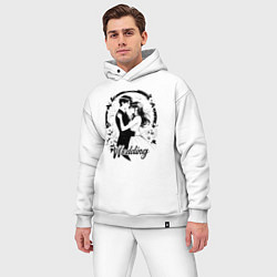 Мужской костюм оверсайз Свадьба аниме, цвет: белый — фото 2