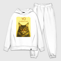 Мужской костюм оверсайз Yo - Im Maine Coon, цвет: белый