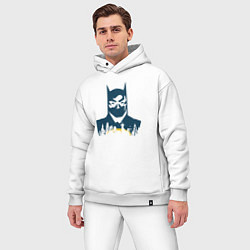 Мужской костюм оверсайз Batman town, цвет: белый — фото 2