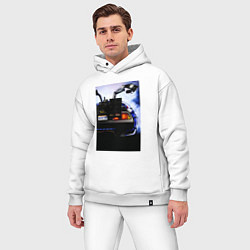 Мужской костюм оверсайз Out a time, цвет: белый — фото 2