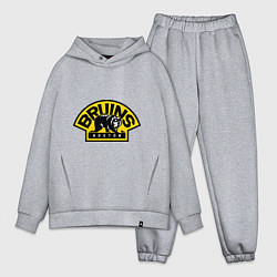 Мужской костюм оверсайз HC Boston Bruins Label, цвет: меланж